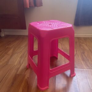 tabouret rose
